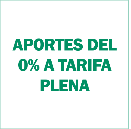 Requisitos para Cambio de Aportes del 0% a tarifa plena